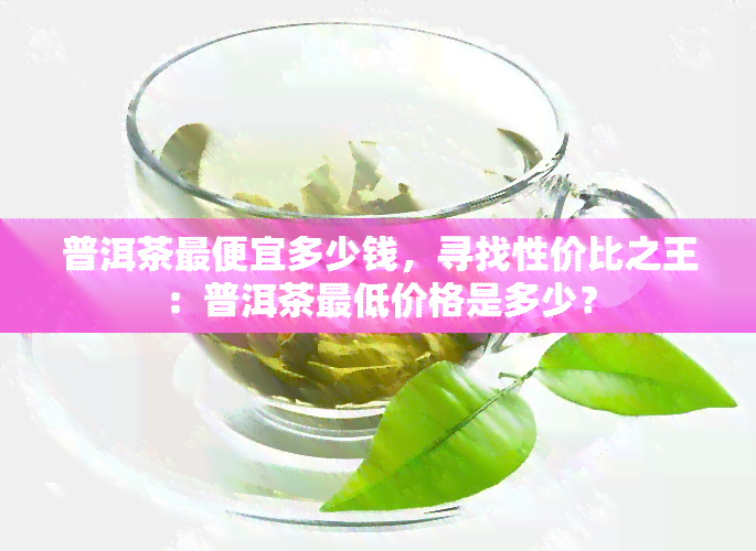 普洱茶更便宜多少钱，寻找性价比之王：普洱茶更低价格是多少？