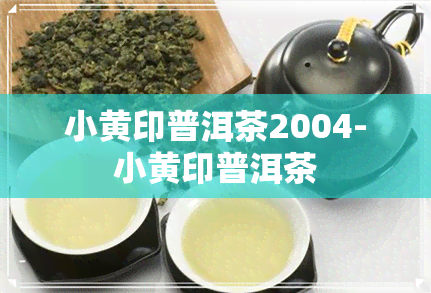 小黄印普洱茶2004-小黄印普洱茶