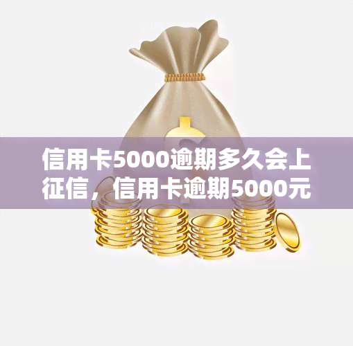 信用卡5000逾期多久会上，信用卡逾期5000元会如何影响你的信用记录？