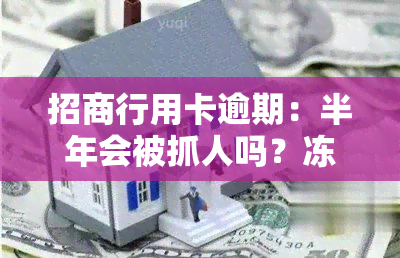 招商行用卡逾期：半年会被抓人吗？冻结多久解冻？一年后消卡能消除逾期记录吗？多久会被起诉？可以本金分期吗？蓄卡自动扣款怎么办？