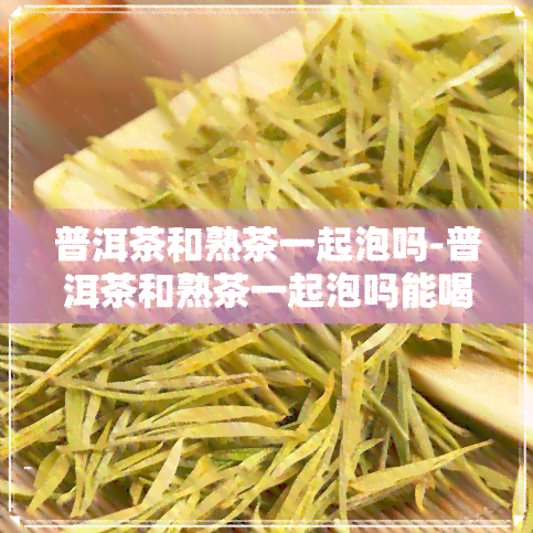 普洱茶和熟茶一起泡吗-普洱茶和熟茶一起泡吗能喝吗