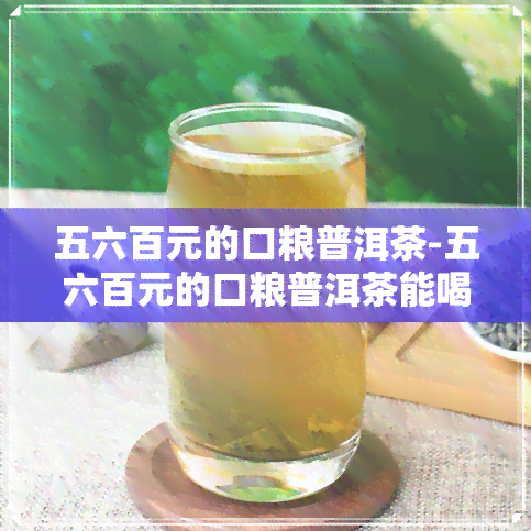 五六百元的口粮普洱茶-五六百元的口粮普洱茶能喝吗