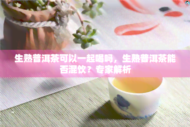 生熟普洱茶可以一起喝吗，生熟普洱茶能否混饮？专家解析