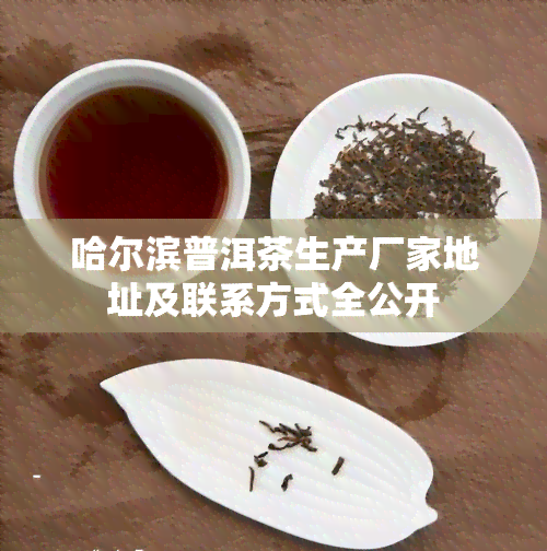 哈尔滨普洱茶生产厂家地址及联系方式全公开