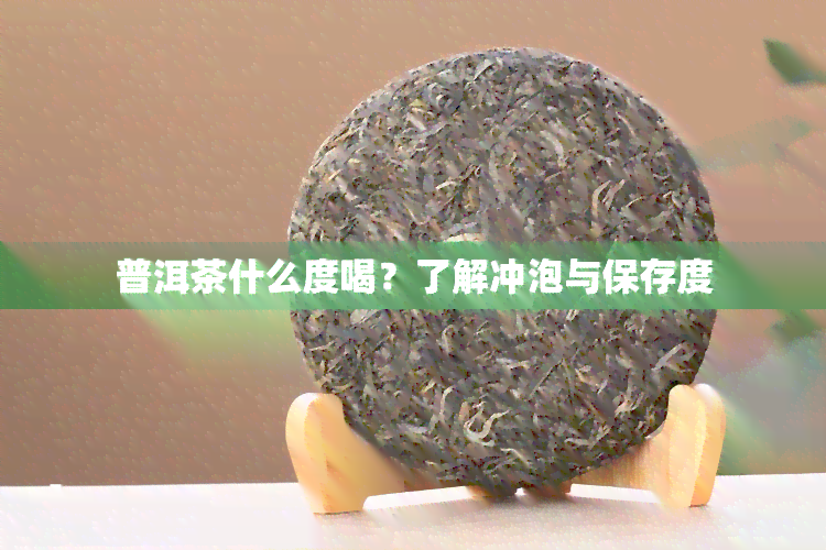 普洱茶什么度喝？了解冲泡与保存度