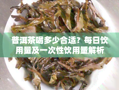 普洱茶喝多少合适？每日饮用量及一次性饮用量解析