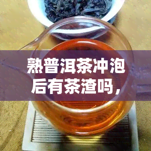 熟普洱茶冲泡后有茶渣吗，探讨熟普洱茶冲泡后的茶渣问题