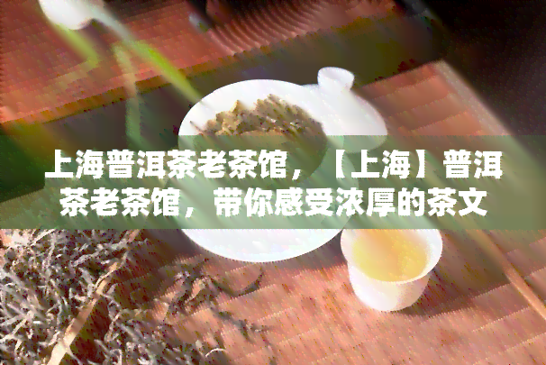 上海普洱茶老茶馆，【上海】普洱茶老茶馆，带你感受浓厚的茶文化氛围