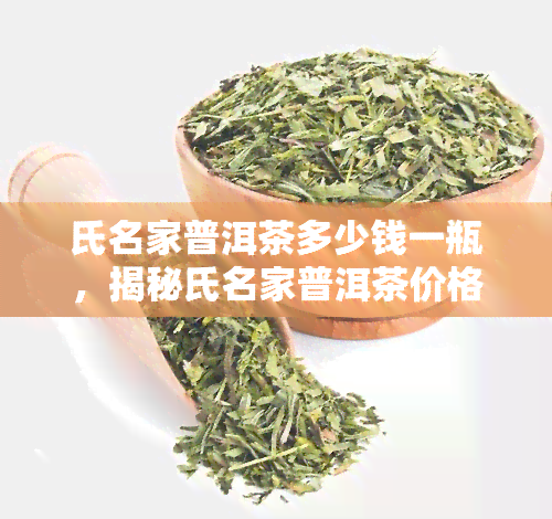 氏名家普洱茶多少钱一瓶，揭秘氏名家普洱茶价格：一瓶多少钱？