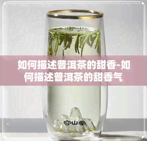 如何描述普洱茶的甜香-如何描述普洱茶的甜香气