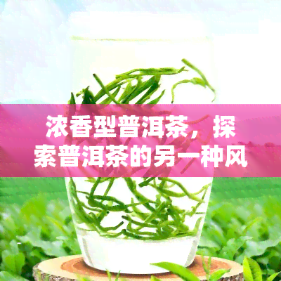 浓香型普洱茶，探索普洱茶的另一种风味：浓香型普洱茶的魅力