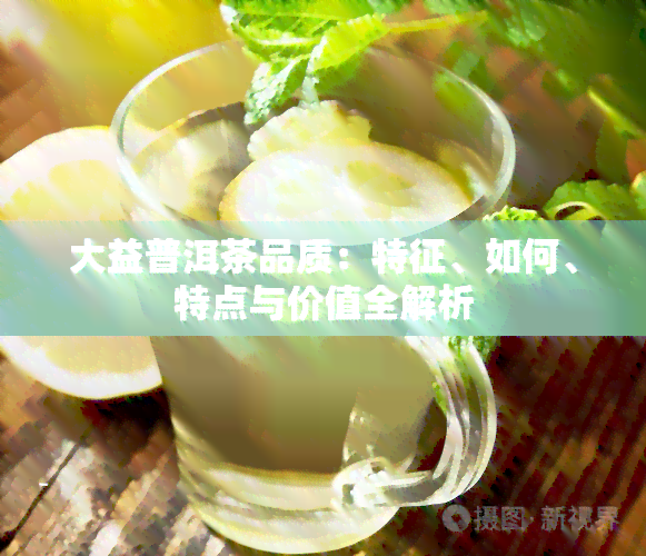 大益普洱茶品质：特征、如何、特点与价值全解析