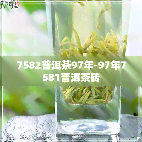 7582普洱茶97年-97年7581普洱茶砖