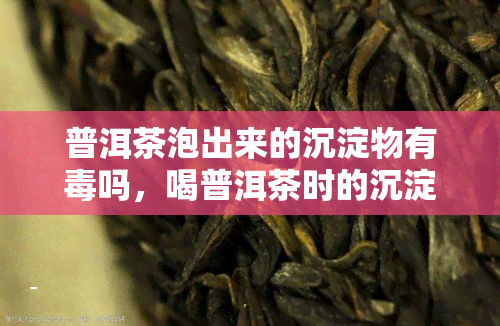 普洱茶泡出来的沉淀物有吗，喝普洱茶时的沉淀物是否有？