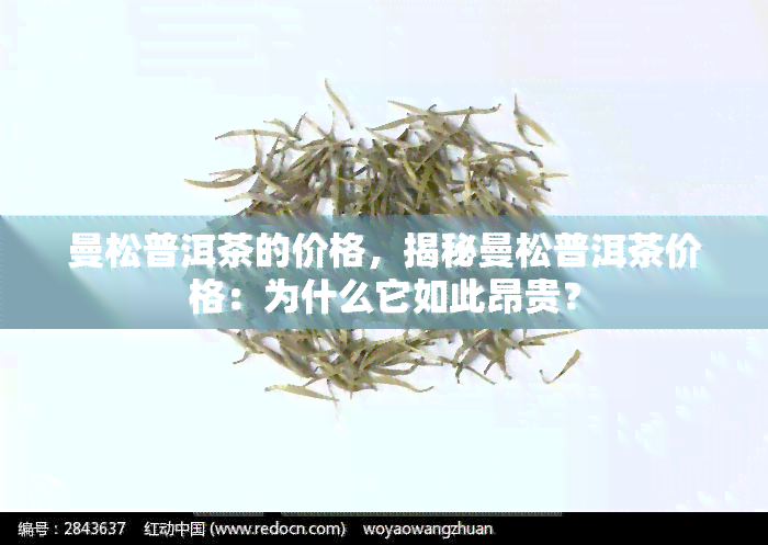 曼松普洱茶的价格，揭秘曼松普洱茶价格：为什么它如此昂贵？