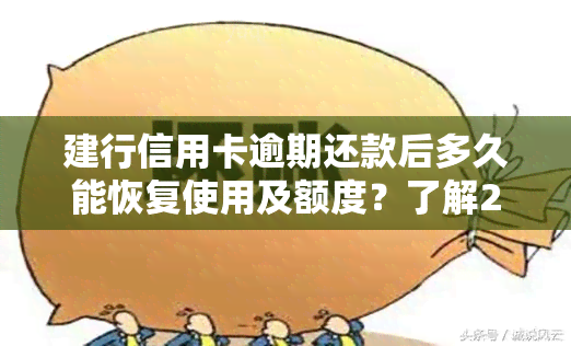 建行信用卡逾期还款后多久能恢复使用及额度？了解2020、2021年新规！