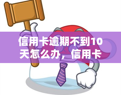 信用卡逾期不到10天怎么办，信用卡逾期未满10天？教你如何妥善处理