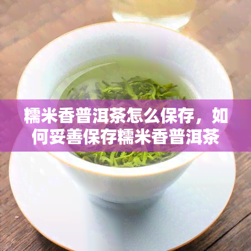 糯米香普洱茶怎么保存，如何妥善保存糯米香普洱茶？一份详细的指南