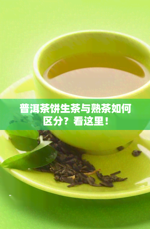 普洱茶饼生茶与熟茶如何区分？看这里！