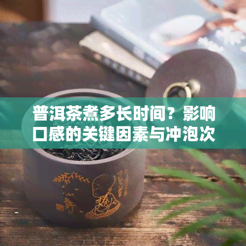 普洱茶煮多长时间？影响口感的关键因素与冲泡次数解析