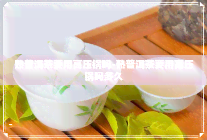 熟普洱茶要用高压锅吗-熟普洱茶要用高压锅吗多久