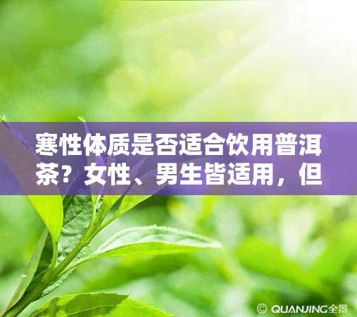 寒性体质是否适合饮用普洱茶？女性、男生皆适用，但需注意体寒或寒湿体质者饮