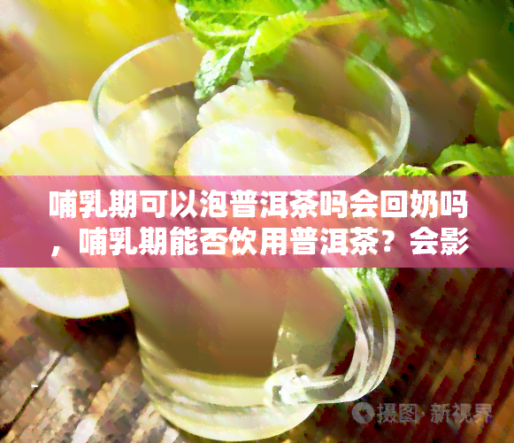 哺乳期可以泡普洱茶吗会回奶吗，哺乳期能否饮用普洱茶？会影响乳汁分泌吗？