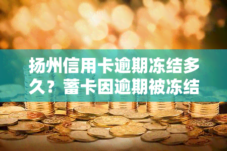 扬州信用卡逾期冻结多久？蓄卡因逾期被冻结能否拖期还款？信用卡逾期被冻结后还能解冻吗？