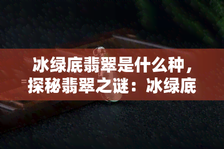 冰绿底翡翠是什么种，探秘翡翠之谜：冰绿底翡翠属于哪种翡翠种类？