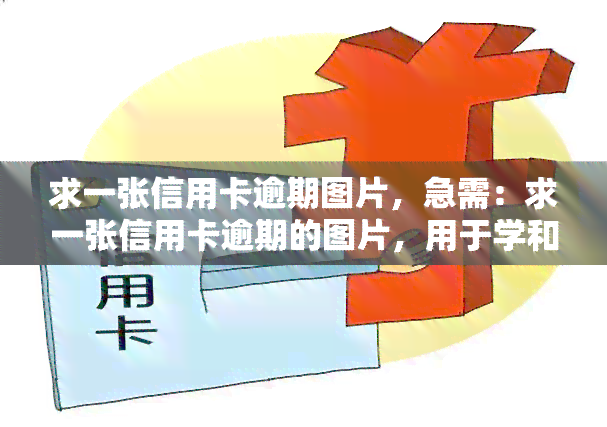 求一张信用卡逾期图片，急需：求一张信用卡逾期的图片，用于学和理解相关知识