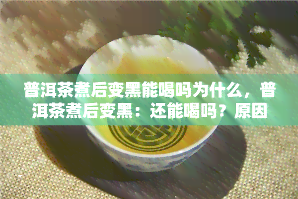 普洱茶煮后变黑能喝吗为什么，普洱茶煮后变黑：还能喝吗？原因解析