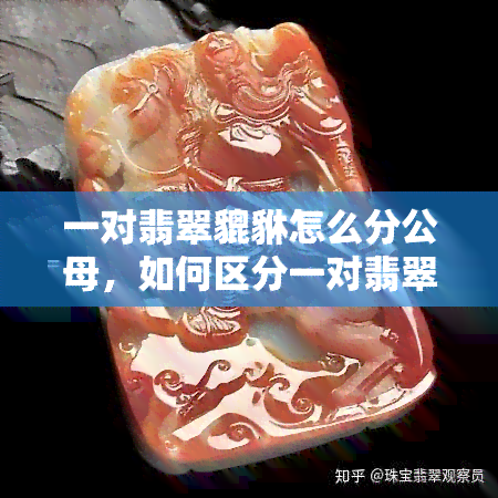 一对翡翠貔貅怎么分公母，如何区分一对翡翠貔貅的公母？