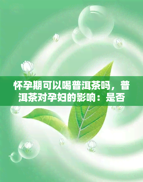 怀孕期可以喝普洱茶吗，普洱茶对孕妇的影响：是否适合在怀孕期间饮用？