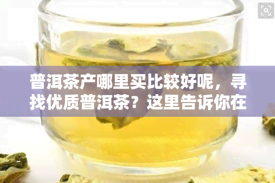 普洱茶产哪里买比较好呢，寻找优质普洱茶？这里告诉你在哪里购买！