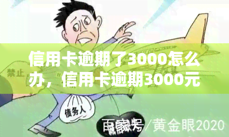 信用卡逾期了3000怎么办，信用卡逾期3000元，应该采取什么措？