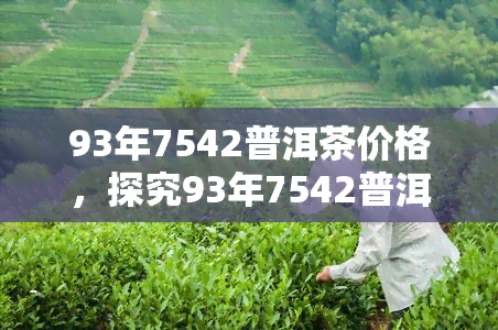 93年7542普洱茶价格，探究93年7542普洱茶的价格及其市场价值