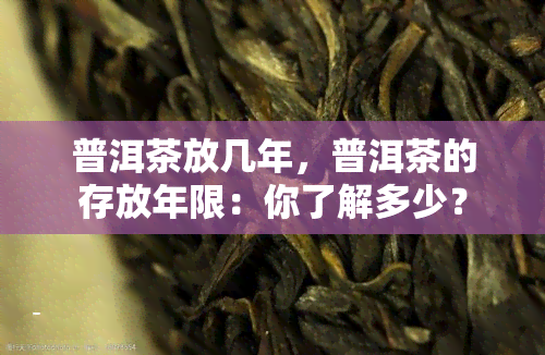 普洱茶放几年，普洱茶的存放年限：你了解多少？