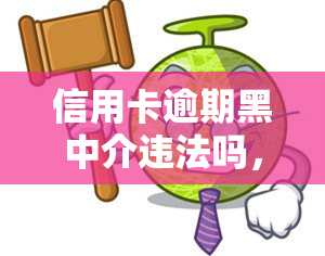 信用卡逾期黑中介违法吗，探讨信用卡逾期与黑中介之间的法律关系