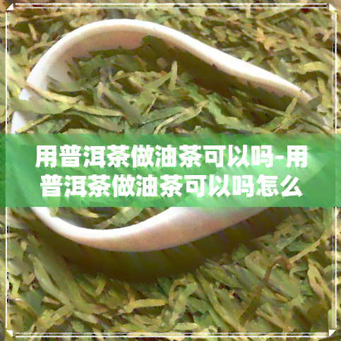 用普洱茶做油茶可以吗-用普洱茶做油茶可以吗怎么做