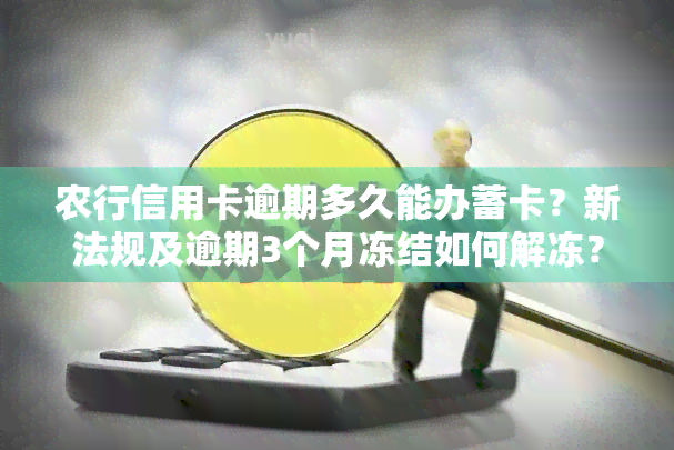 农行信用卡逾期多久能办蓄卡？新法规及逾期3个月冻结如何解冻？