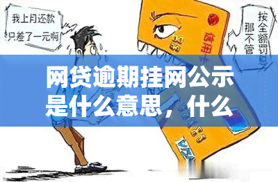 网贷逾期挂网公示是什么意思，什么是网贷逾期挂网公示？