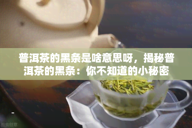 普洱茶的黑条是啥意思呀，揭秘普洱茶的黑条：你不知道的小秘密