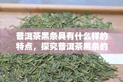 普洱茶黑条具有什么样的特点，探究普洱茶黑条的独特特点