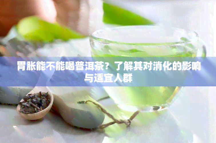 胃胀能不能喝普洱茶？了解其对消化的影响与适宜人群