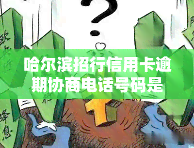 哈尔滨招行信用卡逾期协商电话号码是多少？