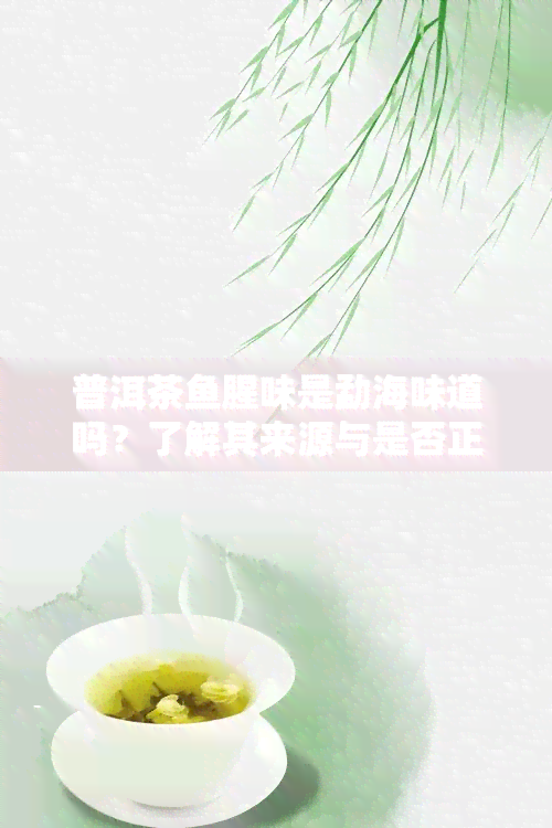 普洱茶腥味是勐海味道吗？了解其来源与是否正常