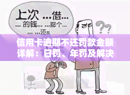 信用卡逾期不还罚款金额详解：日罚、年罚及解决方案，2021年最新量刑规定