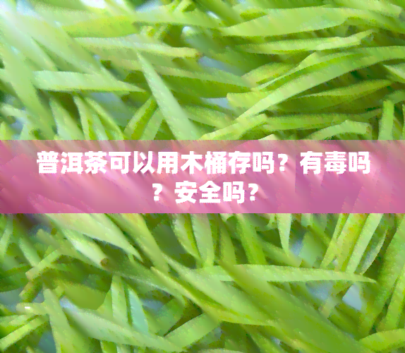 普洱茶可以用木桶存吗？有吗？安全吗？