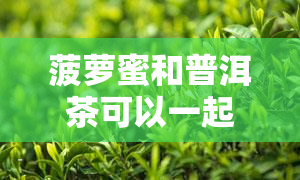 菠萝蜜和普洱茶可以一起食用吗？会不会导致中或不适反应？