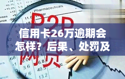 信用卡26万逾期会怎样？后果、处罚及申请减免全解析！